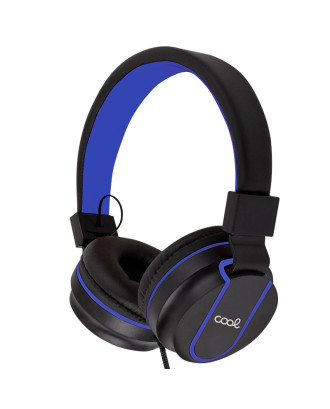 Auscultadores Jack COOL de 3,5 mm Toronto Preto-Azul