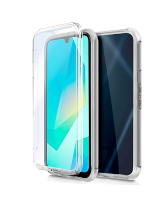 Capa COOL de Silicone 3D para Samsung A165 Galaxy A16 / A16 5G (transparente frente + verso)