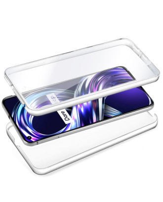 Capa COOL de Silicone 3D para Realme 8i / Narzo 50 (frente e verso transparentes)
