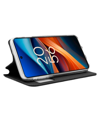 Capa Flip Cover COOL para TCL 50 SE Preto