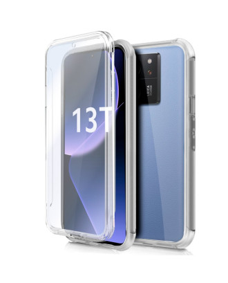 Capa COOL de Silicone 3D para Xiaomi 13T / 13T Pro (transparente frente + verso)