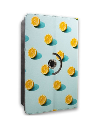 Capa COOL Ebook / Tablet Universal 9.7 - 11 poleg. Couro Sintético Limões (Panorâmico)