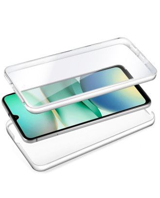 Capa COOL de Silicone 3D para Xiaomi Redmi A5 (transparente frente + verso)