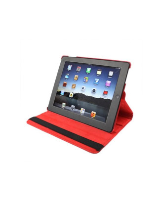 Capa COOL para iPad 2 / iPad 3 / 4 Rotativa Couro Sintético Vermelho