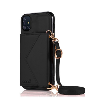 Capa COOL para Samsung A515 Galaxy A51 Carteira Preto