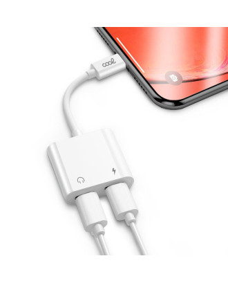 Adaptador Dual USB TYPE-C (Auscultadores + carregamento) Digital COOL