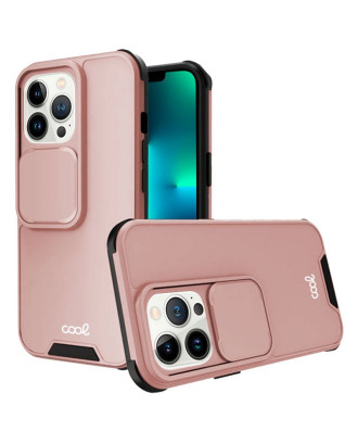 Capa COOL para iPhone 13 Pro Hard Camera Rose Gold