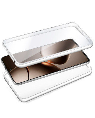 Capa COOL de Silicone 3D para Xiaomi 14T Pro (transparente frente + verso)