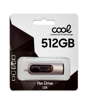 Pen Drive x USB 512 GB 3.0 COOL (2 in 1) Tipo-C / USB