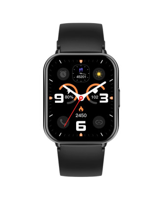 Smartwatch COOL Cascais Silicone Preto (Amoled, Chamadas, Esporte, Saúde)