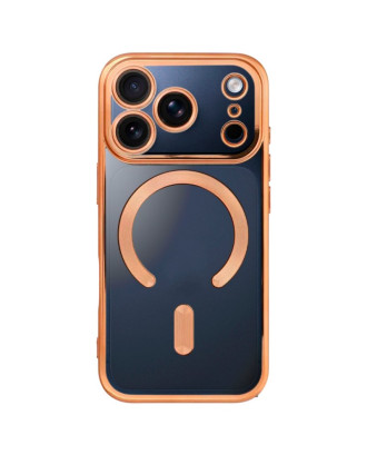 Capa COOL para iPhone 17 Pro Max / 18 Pro Max Magnética Borde Dourado