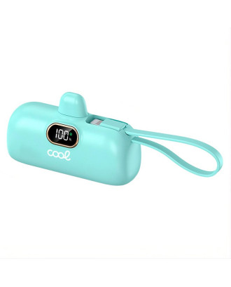 Bateria Externa Power Bank 5000 mAh COOL Cápsula Mint