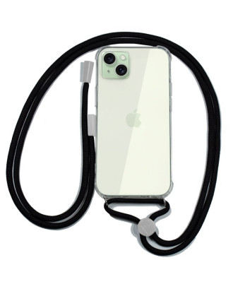 Capa COOL para iPhone 15 Plus Cordão Preto