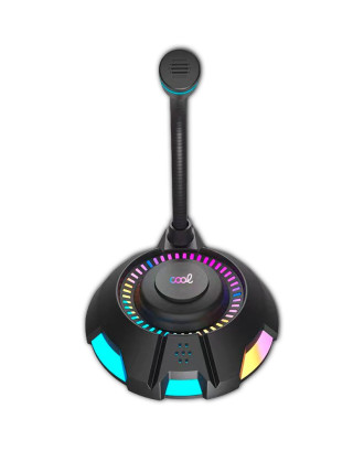 Microfone COOL Gaming USB Led RGB