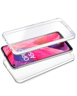 Capa COOL de Silicone 3D para Oppo A54 5G / A74 5G (frente e verso transparentes)