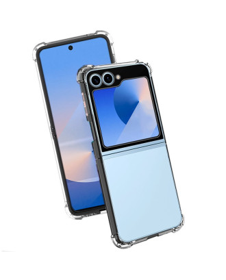 Capa COOL para Samsung F741 Galaxy Z Flip 6 / Z Flip 7 FE AntiShock Transparente