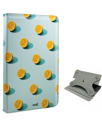 Capa COOL Ebook / Tablet Universal 9.7 - 11 poleg. Couro Sintético Limões (Panorâmico)