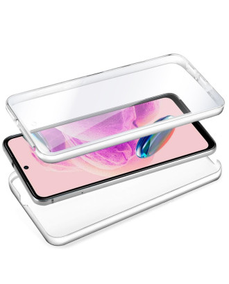 Capa COOL de Silicone 3D para Xiaomi Redmi Note 12S (transparente frente + verso)
