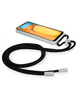 Capa COOL para Xiaomi Redmi 13C / 13C 5G / Poco C65 Cordão Preto