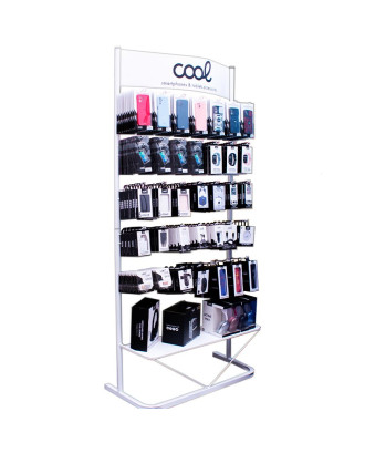 Expositor Grande de Metal COOL para Acessórios (Branco)