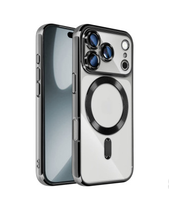 Capa COOL para iPhone 17 Pro / 18 Pro Magnética Borde Preto