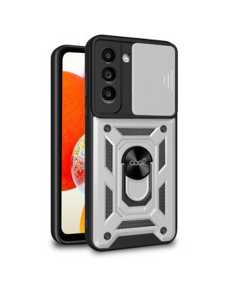 Capa COOL para Samsung A145 Galaxy A14 / A14 5G Hard Ring Prata