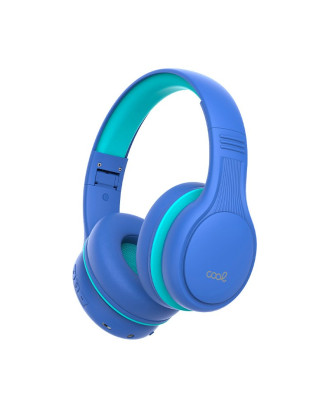 Auscultadores Estéreo Bluetooth Infantis COOL Kids Azul (Volume Limitado)