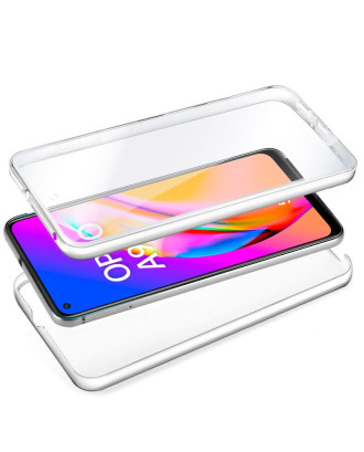 Capa COOL de Silicone 3D para Oppo A94 5G / Reno 5Z (frente e verso transparentes)