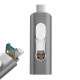 Pen Drive USB x64 GB COOL (3 em 1) Lightning / Type-C / USB Cinza