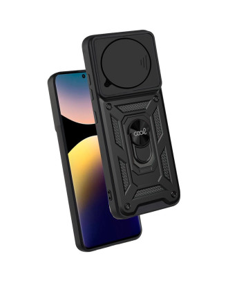 Capa COOL para Xiaomi Redmi Note 14 Pro Hard Ring Preto