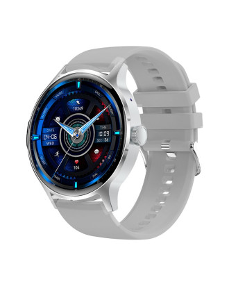 Smartwatch COOL Iris Silicone Cinza (AMOLED, Chamadas, Esporte, Saúde)