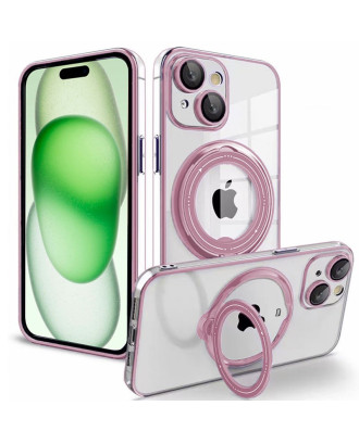 Capa COOL para iPhone 15 Plus Magnética Ring Rosa