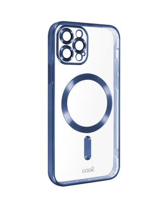 Capa COOL para iPhone 15 Pro Max Magnética Borde Marinho