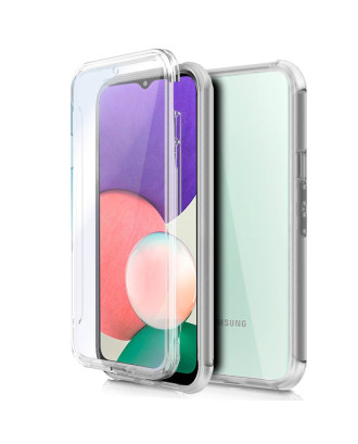 Capa COOL de Silicone 3D para Samsung A226 Galaxy A22 5G (frente e verso transparentes)