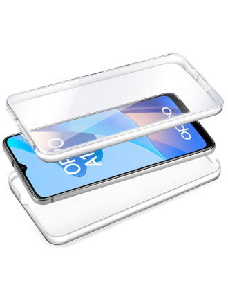 Capa COOL de Silicone 3D para Oppo A16 / A16s / A54s (frente + verso transparentes)