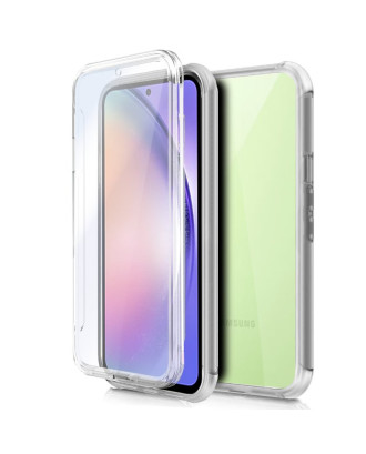 Capa COOL de Silicone 3D para Samsung A546 Galaxy A54 5G (frente e verso transparentes)