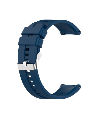 Correia Universal 22mm Amazfit GTR / Stratos / Huawei / Samsung / COOL Borracha Marinho