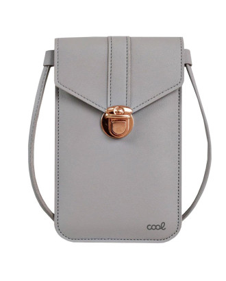 Bolsa Universal Basic de até 6,7 pol. COOL Cinza Claro