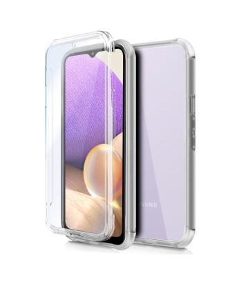 Capa COOL de Silicone 3D para Samsung A326 Galaxy A32 5G (frente e verso transparentes)
