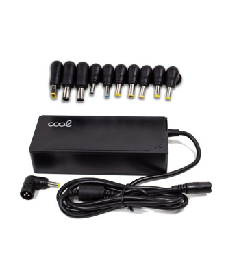 Carregador de rede universal COOL + 11 conectores para notebooks 65w (USB QC3.0)