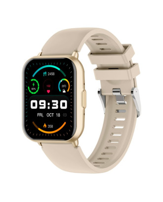 Smartwatch COOL Cascais Silicone Champanhe (Amoled, Chamadas, Esporte, Saúde)
