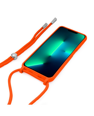 Capa COOL para iPhone 13 Pro Cordão Salmão