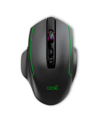 Rato sem fio + Bluetooth 2 em 1 (recarregável) Gaming Led RGB COOL Lagoon
