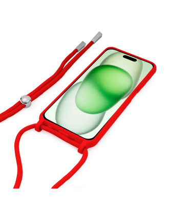 Capa COOL para iPhone 15 Plus Cordão Vermelho