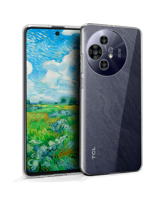 Capa de silicone COOL para TCL 50 Nxtpaper 5G / 50 Pro Nxtpaper 5G (transparente)