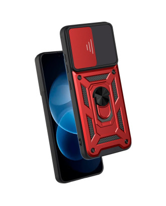 Capa COOL para Xiaomi Redmi Note 17 Pro 5G Hard Ring Vermelho