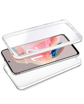 Capa COOL de Silicone 3D para Xiaomi Redmi Note 12 (frente e verso transparentes)