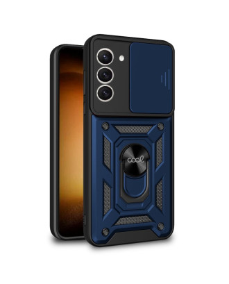 Capa COOL para Samsung S911 Galaxy S23 Hard Ring Marinho
