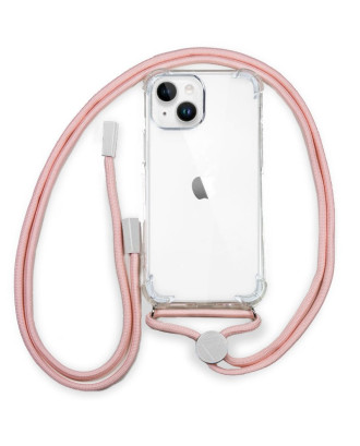 Capa COOL para iPhone 14 Plus Cordão Rosa