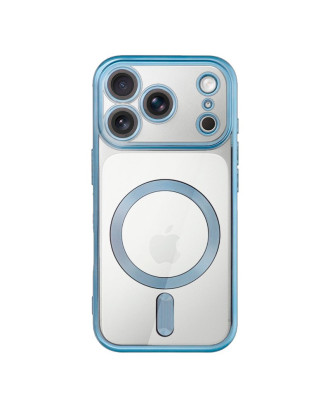 Capa COOL para iPhone 17 Pro / 18 Pro Magnética Borde Celeste